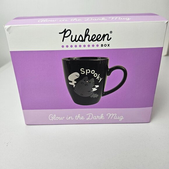 pusheen mug glows in the dark Spooky Mug - Picture 5 of 6